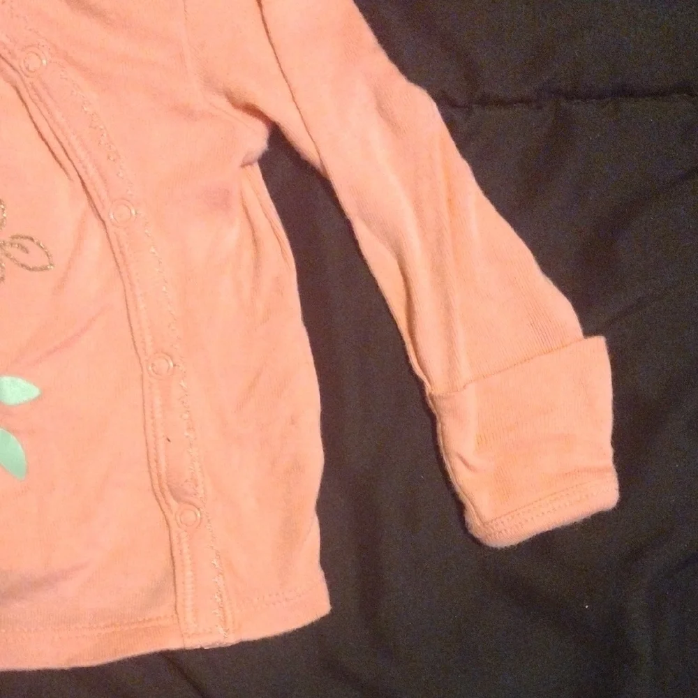 Carter's Pink Long Sleeve Floral Tee​​